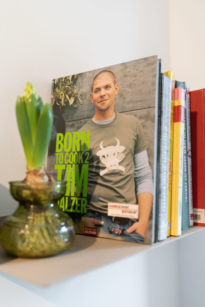 Kochbücher in der Küche